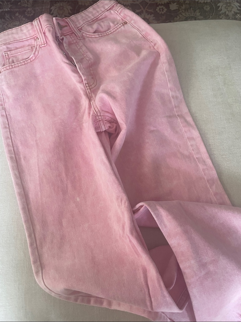 wild fable Light Pink Straight Leg Jeans